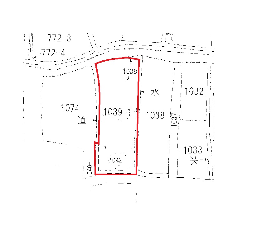 美濃本郷駅から東へ直線４５０ｍ　212坪！弊社推奨内容による造成費（参考見積）税込み２６０万円