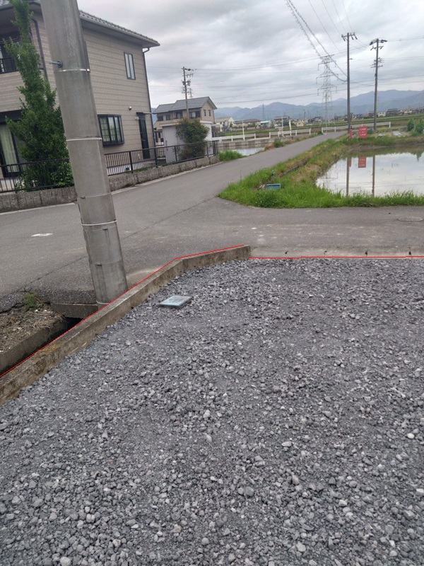 即建築可！池田町田畑に９５坪６００万円の売り土地