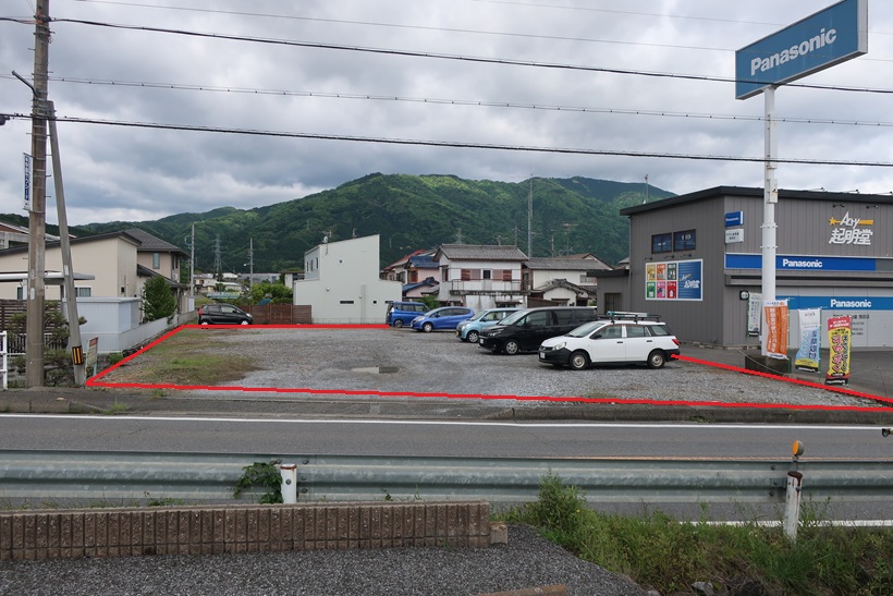 イオンビック池田店、八幡小学校近く　国道沿いの事業用地向け