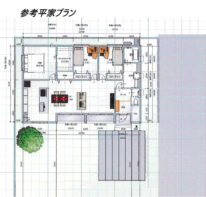 令和７年度の新規分譲地「ヒューマンタウン八幡鳥居前Ⅱ」令和７年６月完成予定　平家も抵抗なく建てれるバランスの良い整形地です。